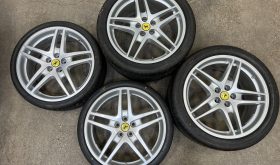 Ferrari F430 BBS WHEELS GENUINE FACTORY OEM SET 4 SILVER W/Tires