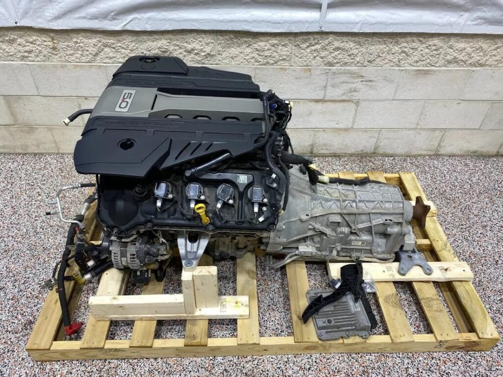 2018 FORD MUSTANG GT 5.0 COYOTE 10R80 AUTOMATIC ENGINE MOTOR DROPOUT TESTED