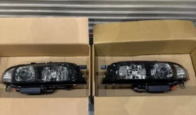 Genuine Front Xenon Head Lights Lamps For: Nissan Skyline R33 GTR BCNR33 95-98