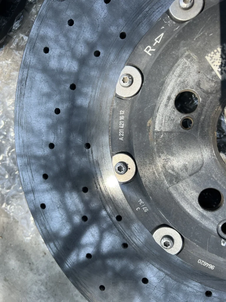 2020 Mercedes AMG GTR GT GT GTC Carbon Ceramic Rotors Brakes Set Brake C190 190