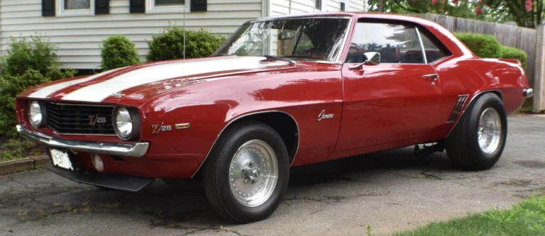 1969 Chevrolet Camaro Z/28 302 Muncie Garnet Red