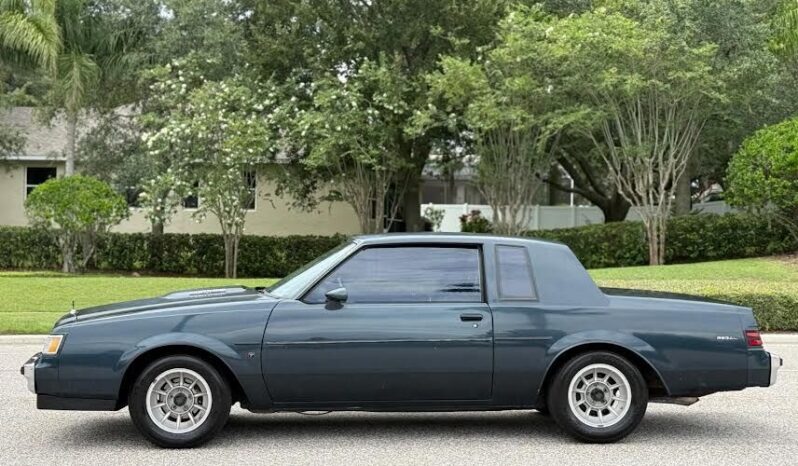 1987 Buick Regal Type-T Grand National GNX Limited Muscle Car full