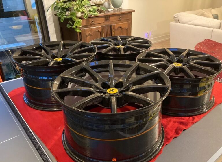 Ferrari 296 OEM 20” Wheel Set in Carbon Fiber- Brand New