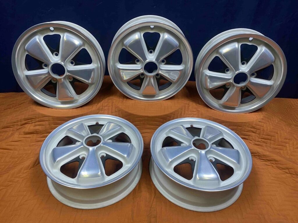 Genuine 1966/1967 Fuchs 4 1/2 x 15 RIms Set of Five