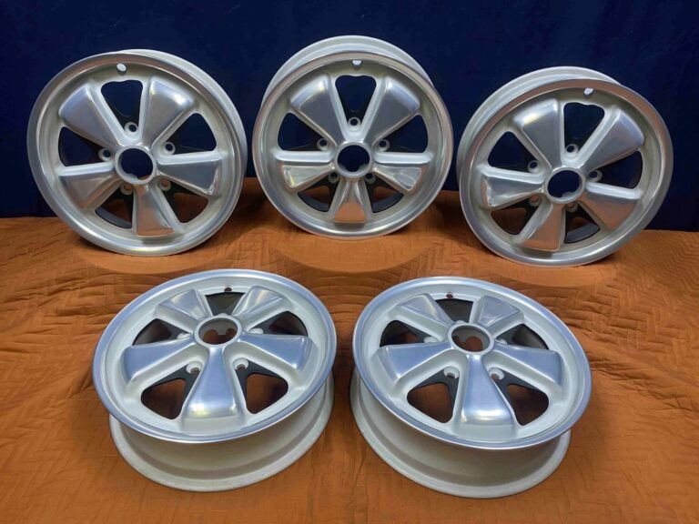 Genuine 1966/1967 Fuchs 4 1/2 x 15 RIms Set of Five