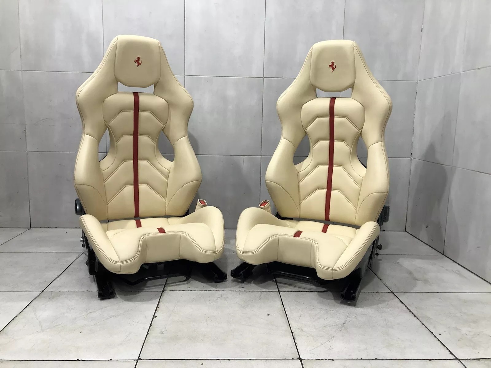 CREMA L OEM FERRARI 458 SPECIALE 488 430 SCUDERIA SPORT CARBON BUCKET SEATS SET