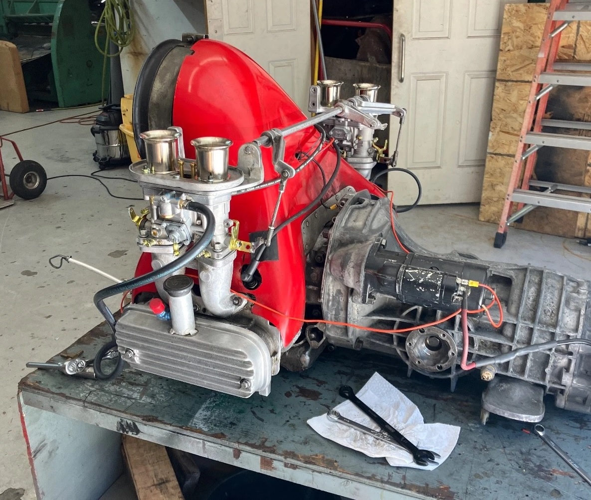 porsche 914 complete engine 2.0, transmission, muffler