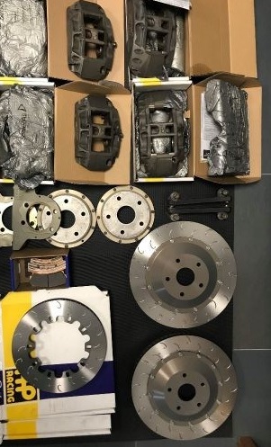 BRAKES SET FOR SUBARU STI PRODRIVE