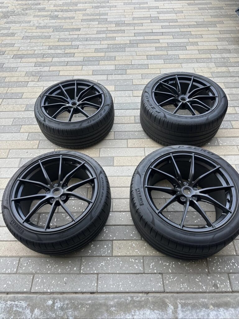 OEM Ferrari Matte Black Forged Racing Wheels