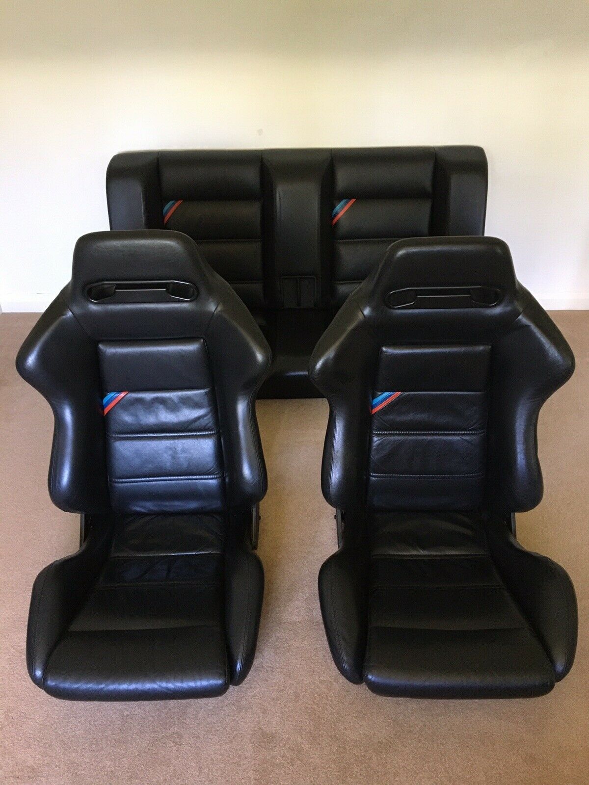 BMW E30 M3 Sport Evolution Recaro bucket seats
