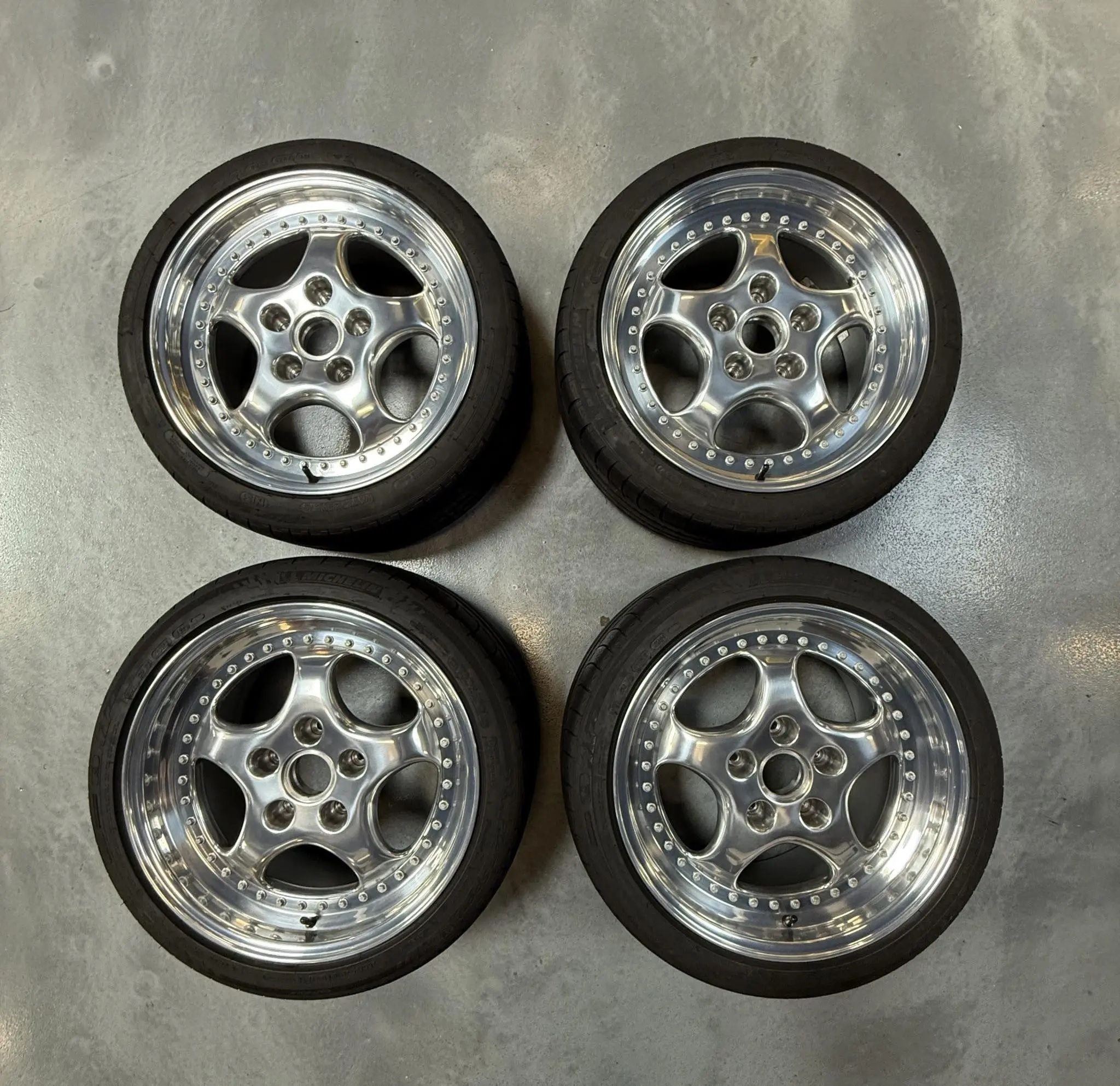 18×8″ and 18×10″ SL757 Wheels by Speedline For Porsche