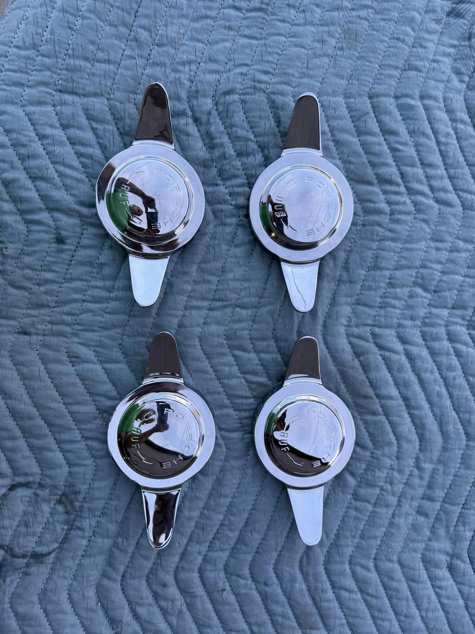 15×5.5″ Rudge-Style Knock-Off Wheels for Porsche 356