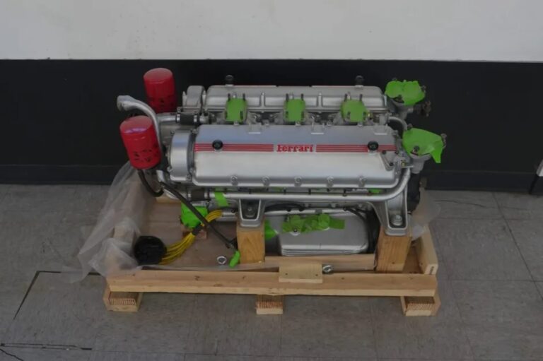Ferrari 3.0-Liter Colombo V12 Engine and Four-Speed Gearbox