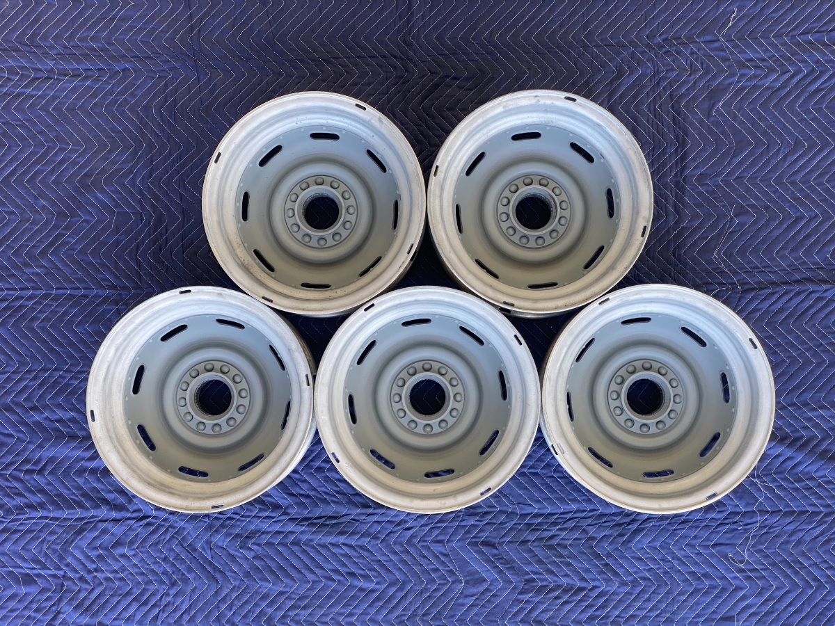 15×5″ Rudge Knock-Off Wheels and Brake Drums