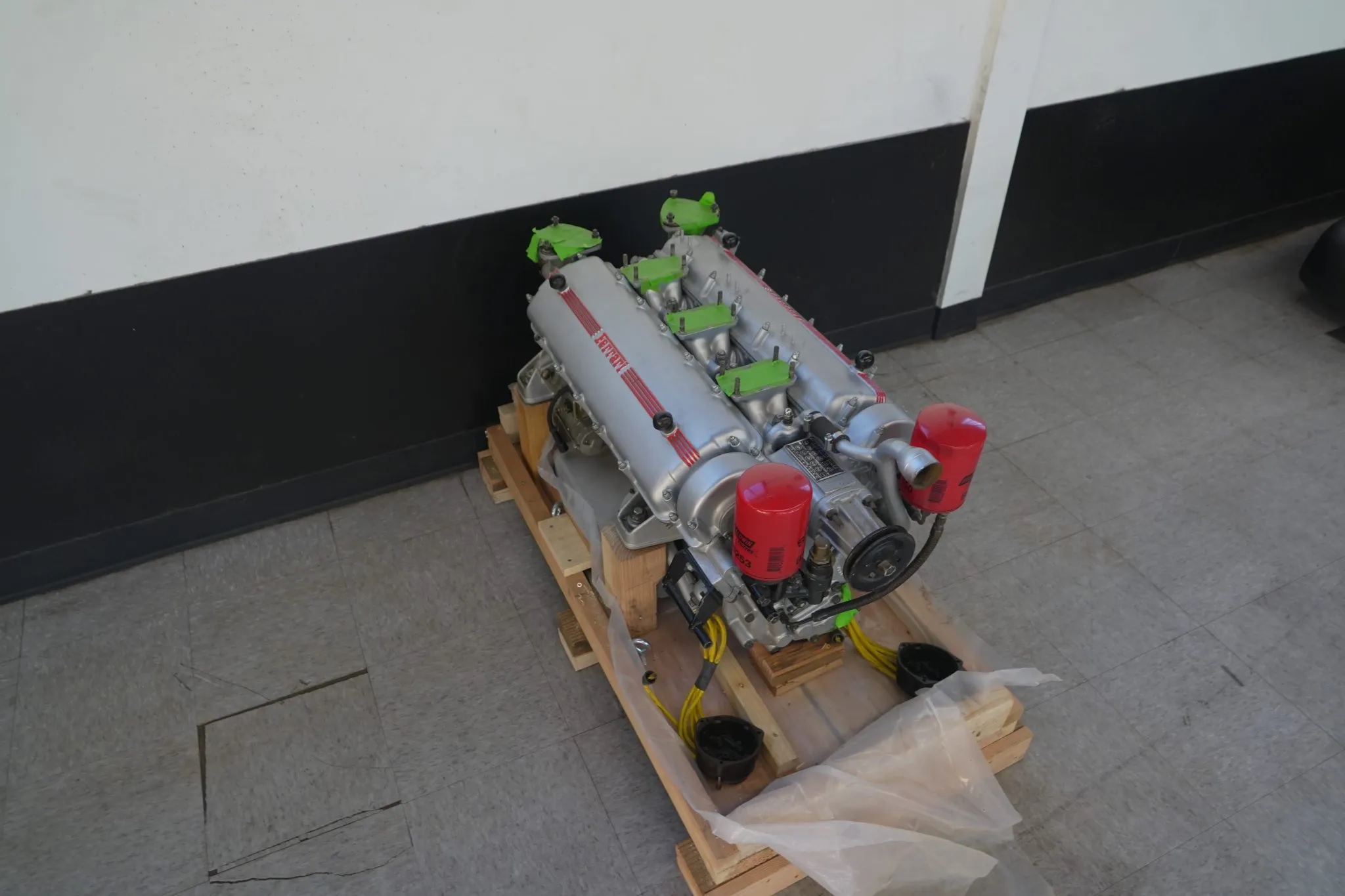Ferrari 3.0-Liter Colombo V12 Engine and Four-Speed Gearbox