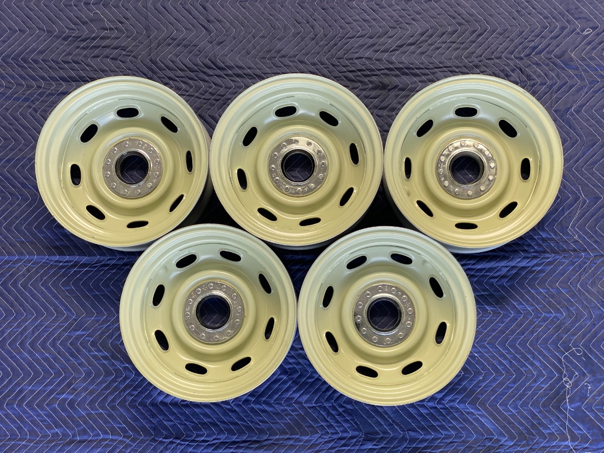 15×4.5″ Rudge Knock-Off Wheels and Brake Drums for Porsche 356
