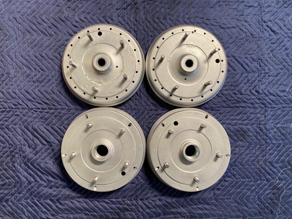 Alloy 15×4.5″ KPZ Wheels and GT-Spec Drum Brakes for Porsche 356