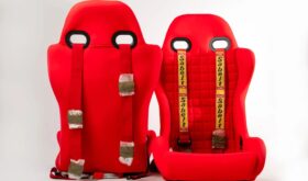 Ferrari F40 LM Seats and Sabelt Harnesses
