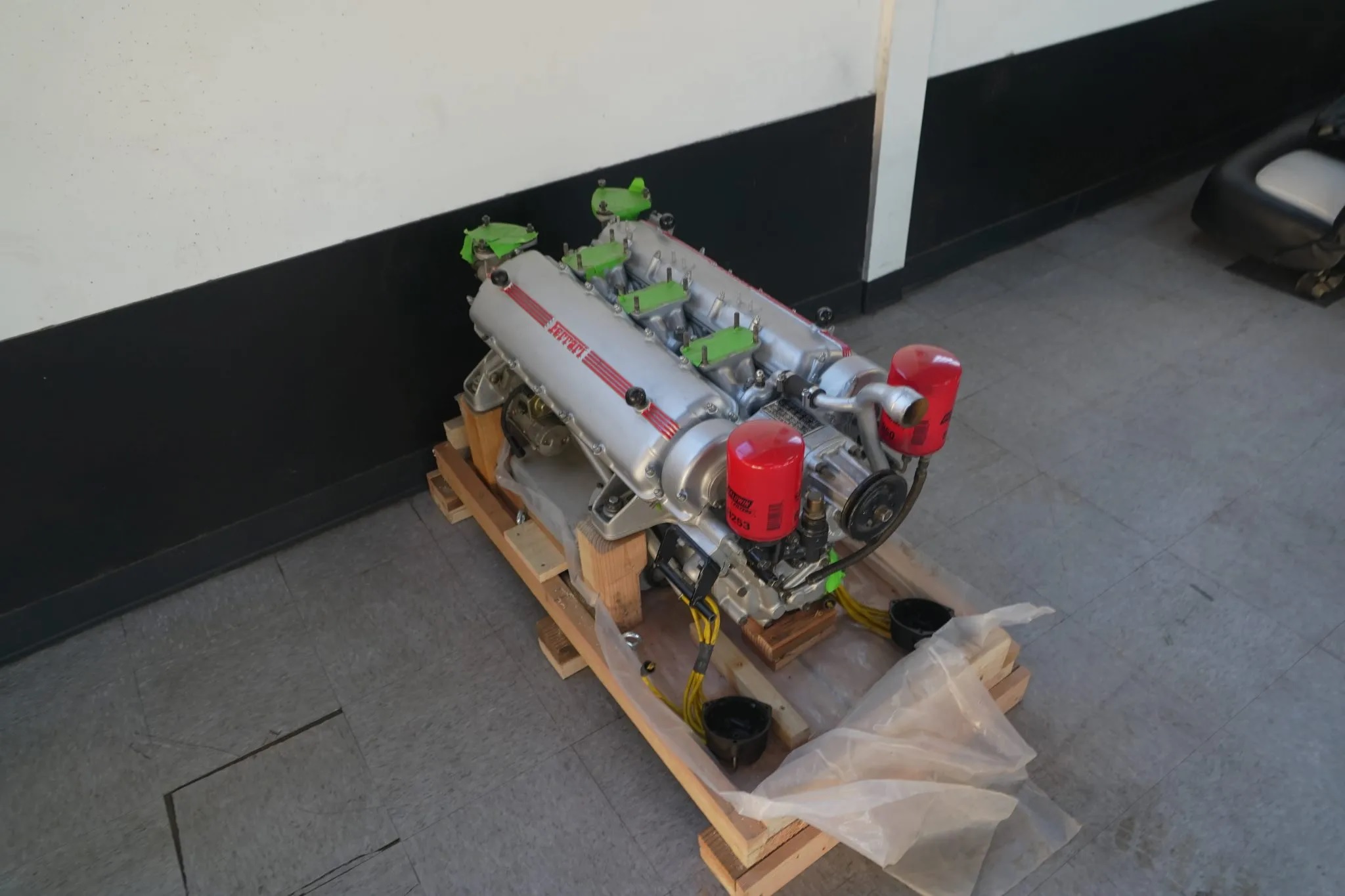 Ferrari 3.0-Liter Colombo V12 Engine and Four-Speed Gearbox