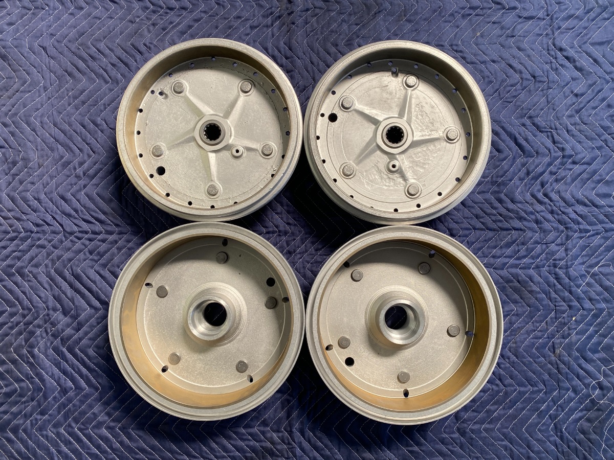 Alloy 15×4.5″ KPZ Wheels and GT-Spec Drum Brakes for Porsche 356