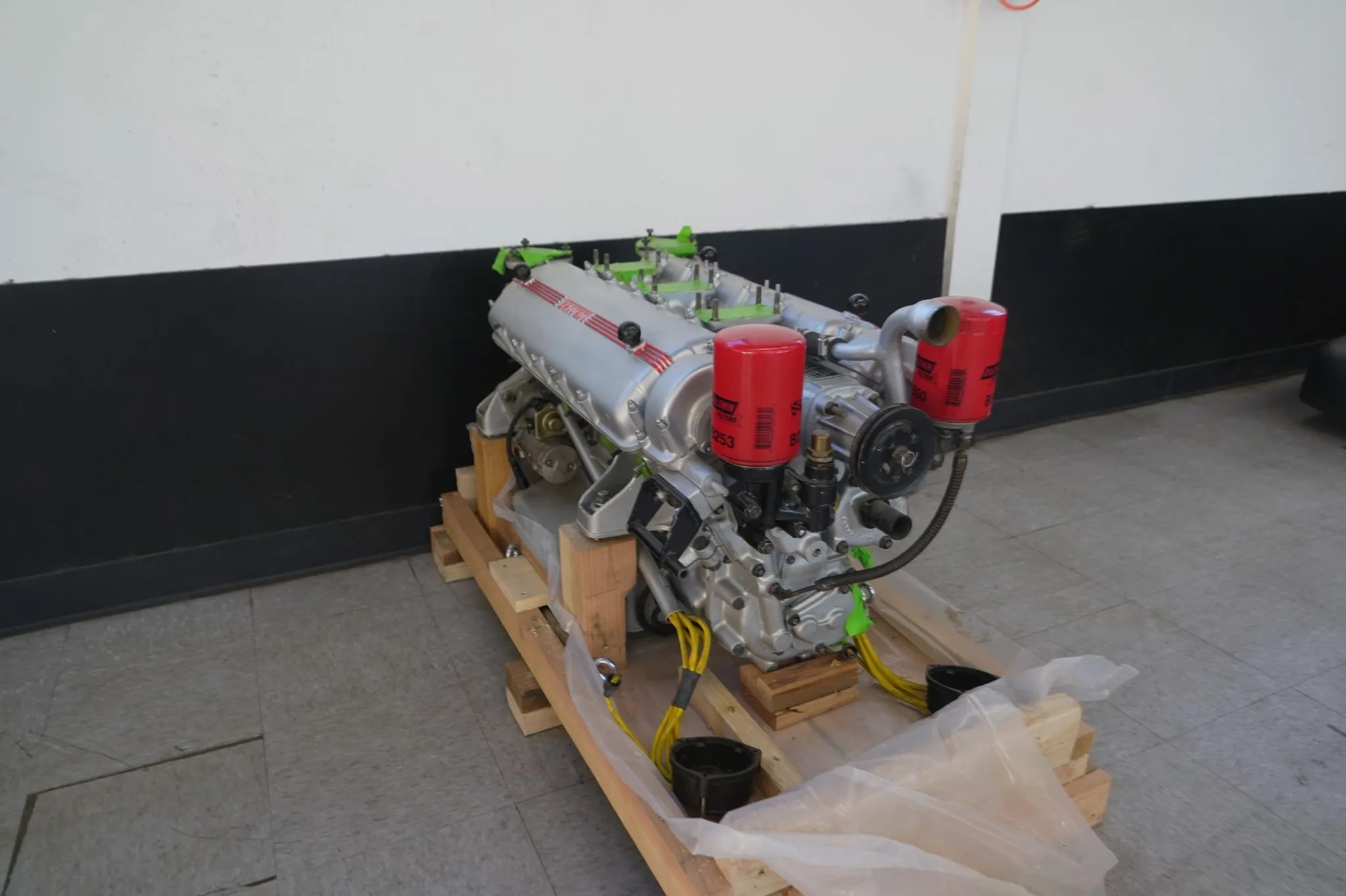 Ferrari 3.0-Liter Colombo V12 Engine and Four-Speed Gearbox