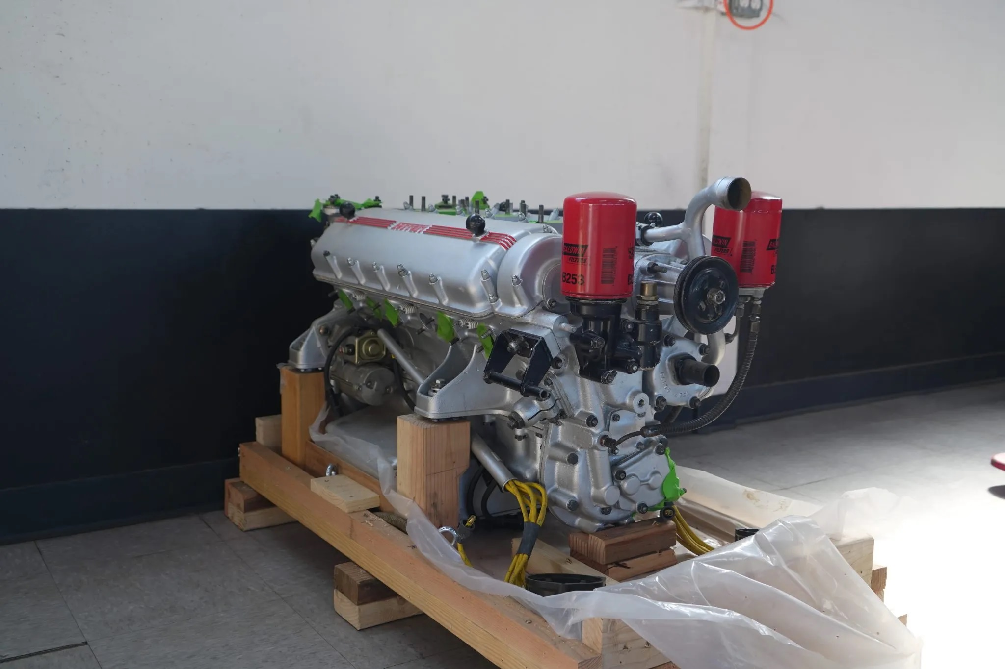 Ferrari 3.0-Liter Colombo V12 Engine and Four-Speed Gearbox