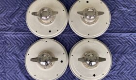 15×4.5″ Rudge Knock-Off Wheels and Brake Drums for Porsche 356