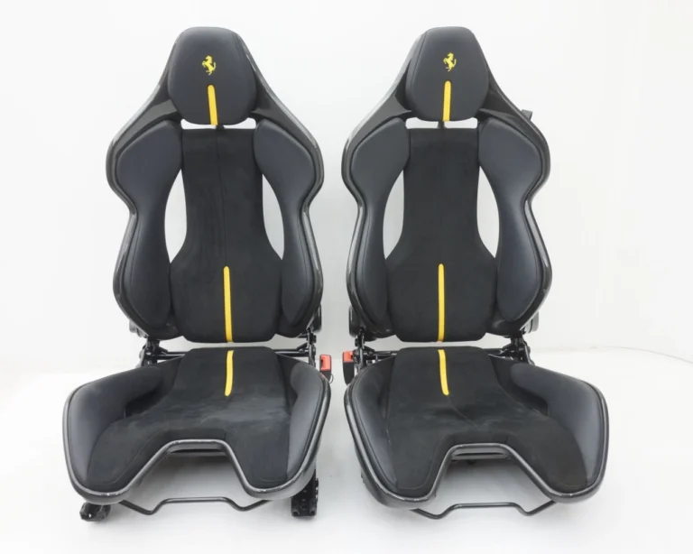 Carbon Fiber Seats Ferrari 296 GTB Sabelt Set of 2 Leather Alcantara OEM
