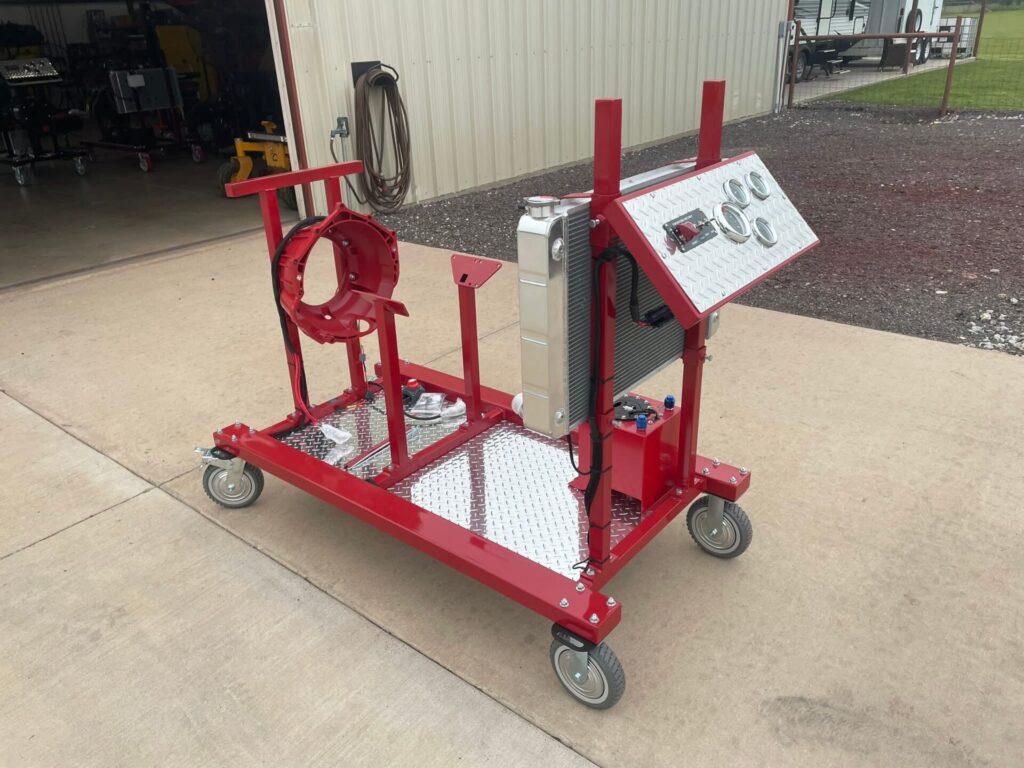 Brand new engine run test stand for Chevrolet SBC, BBC and LS