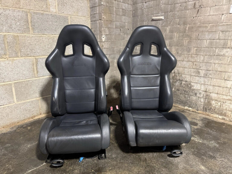SPARCO FRONT BLACK LEATHER SEATS R53 R50 R52 Cooper S