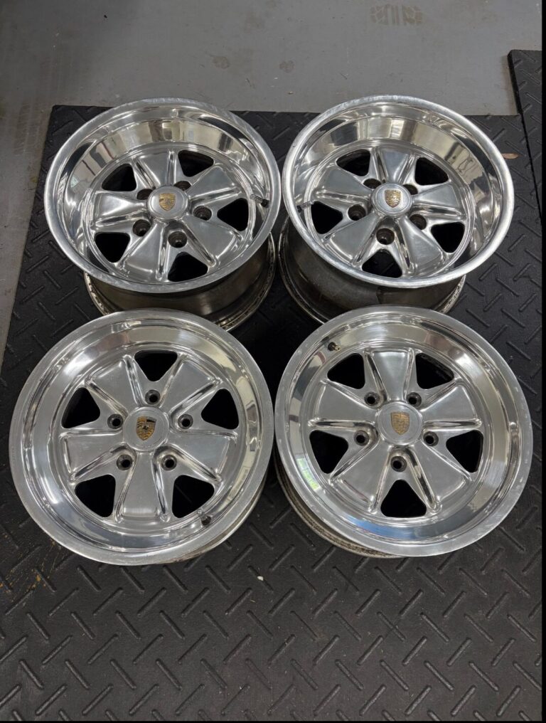 OEM Porsche Fuchs Wheels – 16″ Staggered Set – Off 1988 911 Turbo