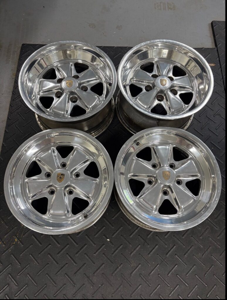 OEM Porsche Fuchs Wheels – 16" Staggered Set – Off 1988 911 Turbo