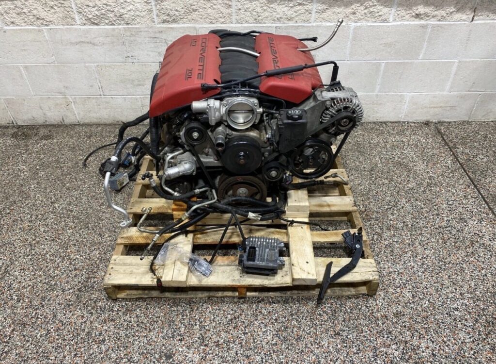 2007 CHEVROLET CORVETTE Z06 LS7 7.0L LS ENGINE MOTOR DRYSUMP DROPOUT