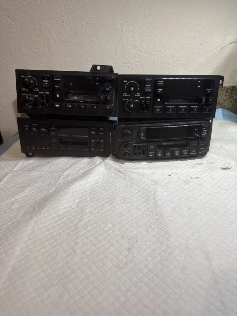 X5 Chrysler Dodge Ram Vintage Car Stereo FM Cassette Radio