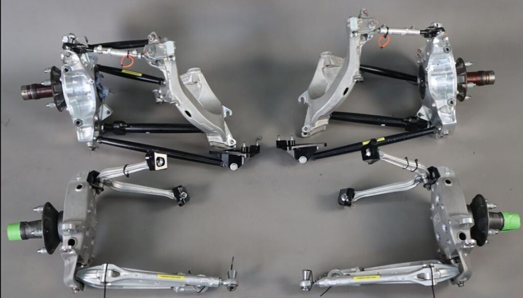 Porsche 991.2 GT3R Front and Rear Upright Assembly.