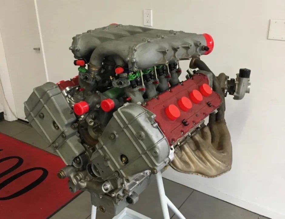 Ferrari F40 Twin-Turbocharged V8 Engine