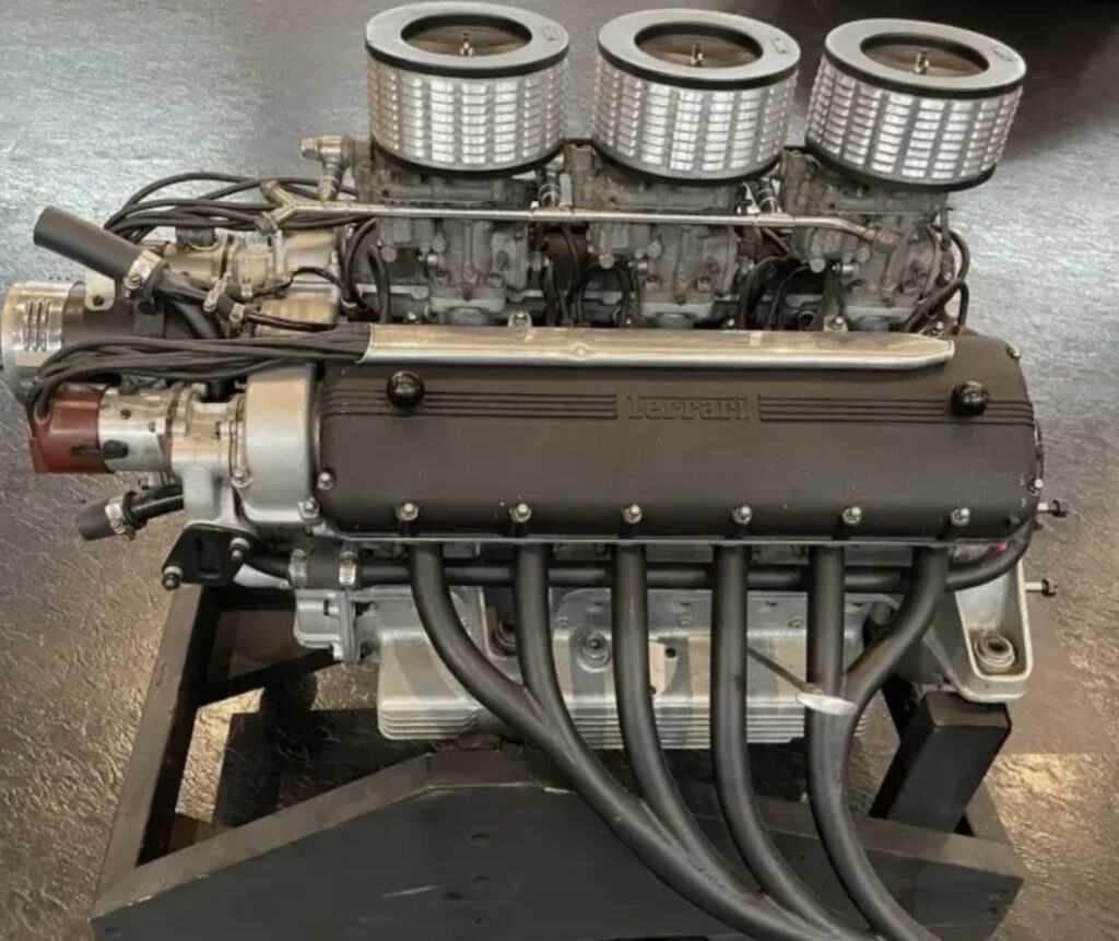 A Ferrari 3.0-Liter Colombo V12 Engine