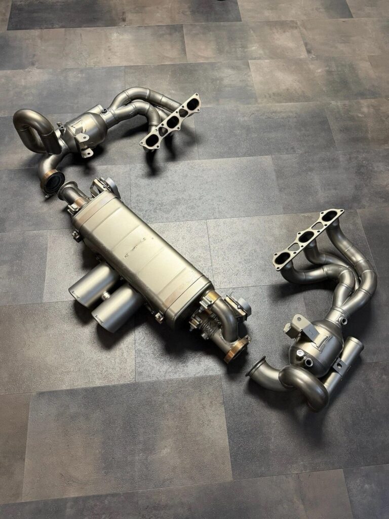 Akrapovic Exhaust Porsche 992 GT3 RS Used OEM Replacement Performance Exhaust