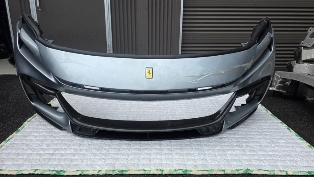 FERRARI PUROSANGUE FRONT BUMPER CARBON FIBER SPLITTER ASSEMBLY GENUINE OEM