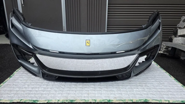 FERRARI PUROSANGUE FRONT BUMPER CARBON FIBER SPLITTER ASSEMBLY GENUINE OEM