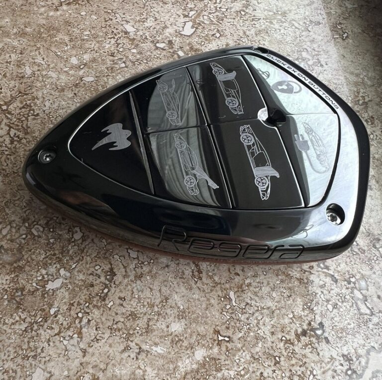 Koenigsegg Regera 7-Button Shield Smart Remote.