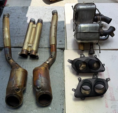 Ferrari 812 Superfast Complete OEM Exhaust Muffler System